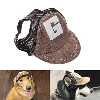 犬用帽子 Amazon | LESYPET 犬用帽子キャップ、調整可能日除帽子